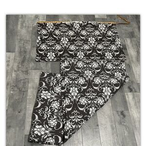 Egyptian cotton Jacquard Brown Ivory Floral Coverlet 2 Shams 3 piece set King